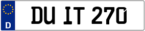 Truck License Plate